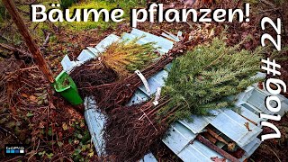 Vlog22 Neuer Wald entsteht  Bäume pflanzen mit Junack Douglasie Eiche Buche Lärche [upl. by Annua]