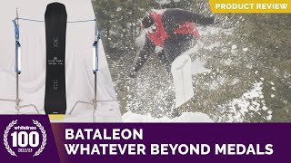 Bataleon Whatever Beyond Medals 2023 Snowboard Review [upl. by Lrub706]