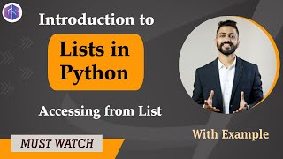 Lec20 Python Lists amp Accessing from List with examples  Python for Beginners [upl. by Nagle135]