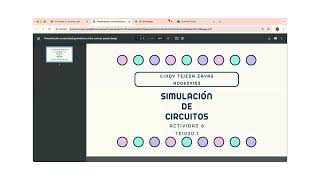 ACTIVIDAD 6 SIMULACIÓN DE CIRCUITOS POR COMPUTADORA [upl. by Saidnac410]