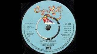 Rappers Delight Long Version  Vinyl Single  Sugarhill Gang [upl. by Ahsirek]