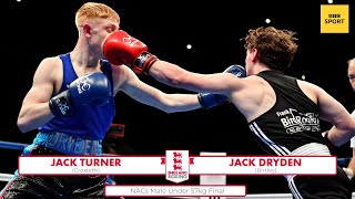 NACs Male 2022 Under 57kg Final Jack Turner vs Jack Dryden [upl. by Bobine]