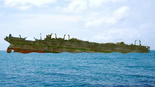 Raising the HMHS Britannic Wreck in Floating Sandbox [upl. by Aiksas]