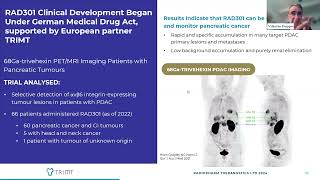 Radiopharm Theranostics ASX RAD Presentation NWR Virtual Healthcare Conference [upl. by Esyned]