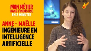 Ingénieure en intelligence artificielle  Mon métier en 2 minutes [upl. by Adiam]