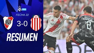 River Plate 3 vs 0 Barracas Central  TorneoBetano  Resumen  Fecha 22 [upl. by Uht]