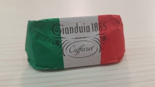 Gianduja 1865 Caffarel Hazelnut Milk Chocolate Unboxing 2020 [upl. by Aknayirp]