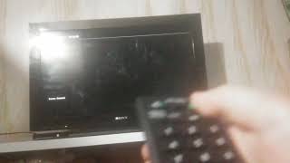 2010 Sony Bravia KLV32BX300 LCD TV Startup amp Shutdown [upl. by Indys]