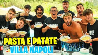 🥔💙 PASTA E PATATE CON LA PROVOLA in VILLA NAPOLI CREATORS [upl. by Lessur]