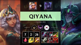 Qiyana Jungle vs BelVeth Killing spree  KR Master Patch 1417 [upl. by Callie143]