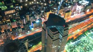 tilt shift time lapse YOKOHAMA Landmark Tower [upl. by Amaryllis]