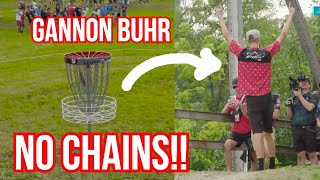 Gannon Buhr 270ft NO CHAINS Throw In 2022 Ledgestone Open [upl. by Paris443]