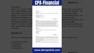 CPA Financial Accounting and Reporting Exam Questions and Answers  CPAFinancial PDF Questions [upl. by Yrollam747]