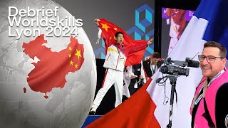 Worldskills Lyon 2024 la Chine redistribue les cartes  Débriefing LJVS [upl. by Ulyram]