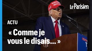 Trump reprend son discours là où une tentative dassassinat lavait interrompu [upl. by Notfa90]