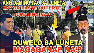 MAYOR BASTE DUTERTE NATAKOT KAY WALDY CARBONELL HINDI SUMIPOT SA DUWELO SA LUNETA [upl. by Hippel]