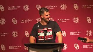 Zac Alley Postgame Press Conference  Oklahoma 16 Houston 12 [upl. by Ariew916]