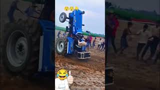 😱😂🔥automobile sonalika4wd stunt poweroftractar farming modified tractarlover jcb tracter [upl. by Anyaj]