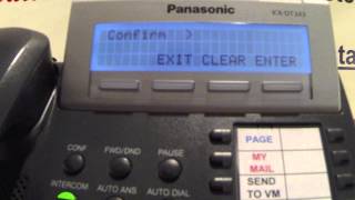 ProStar Communications  Voicemail Setup  Panasonic KXDTNT [upl. by Hendren474]