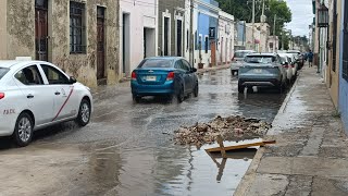 Corredor Turístico de Mérida Lluvias dejan al descubierto deficiencias [upl. by Semele]