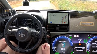 Emergency Driving Stop System in Toyota Yaris Cross 2024 Hybrid HEV reallife review EDSS [upl. by Adachi]