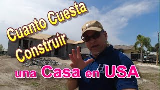 💰💰💰Cuanto cuesta construir una casa en Estados Unidos💰💰💰 [upl. by Ainaled]