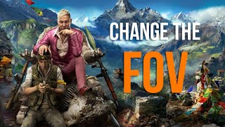 Far Cry 4  How to change the FOV [upl. by Swiercz]