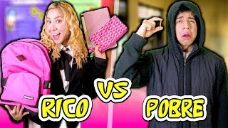 RICO VS POBRE  REGRESO A CLASES  Palomitas Flow [upl. by Kalil]