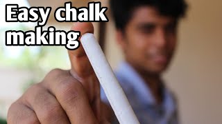 How to make writing chalk through four easy steps at home [upl. by Enylodnewg554]