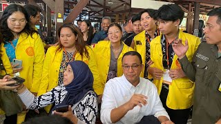 🔴ANIES DI KANTIN FISIP UI MAKAN BARENG MAHASISWA HEBOH❗❗ [upl. by Navy]