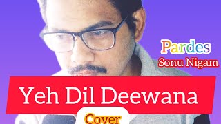 Yeh Dil DeewanaSonu NigamPardeshSrk bollywoodsongs srk [upl. by Kcirdderf]