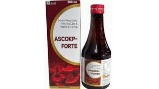 ASCOKP FORTE Syrup Fem Baglycin Folic Acid Zinc amp Vitamin B12 Syrup [upl. by Refotsirk]