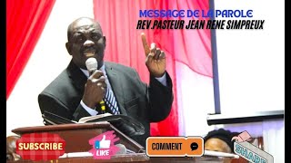 MESSAGE DE LA PAROLE  SOIS FIDELE JUSQUA LA MORT  REV PASTEUR JEAN RENE SIMPREUX [upl. by Naawaj471]