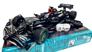 4K MOC How to Motorize Mercedes AMG F1 42171 RC Mod Build w Lego Powered Up LEGO Technic 2024 [upl. by Hammer990]