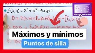 ✅MáXIMOS y MÍNIMOS en CÁLCULO MULTIVARIABLE NO MÁS REPROBAR💯 CáLCULO MULTIVARIABLE [upl. by Arriaet]