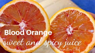 Blood orange juice sweet and spicy masala juice இரத்த ஆரஞ்சு juice  winter special fruits [upl. by Cordie]