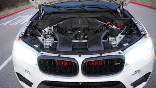 Installing RK Intakes on my BMW X5M  Sound clips at the end [upl. by Nicol625]