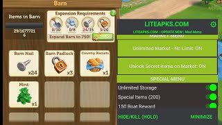 FarmVille 2 Mod APK 2218112 Unlimited coins and keys [upl. by Dugas]