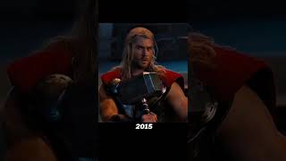 Evolution of Chris Hemsworth THOR 2011  2022 thor chrishemsworth [upl. by Ymmac]