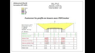 Fusionner les profils en travers avec PDFCreator [upl. by Starr]