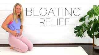 BLOATING RELIEVING EXERCISES  Yoga Moves to Relieve Bloating Fast [upl. by Attalanta126]