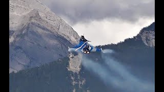 Rafale Display in the Stunning Switzerland Mountains Sion Airshow [upl. by Bulley494]