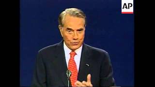 USA BILL CLINTON AND BOB DOLE APPEAR IN FIRST TELEVISED DEBATE [upl. by Jezabella]