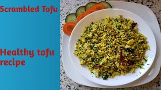 Scrambled tofu recipe how to make tofu masala healthy scrambled tofu recipe [upl. by Deeann]