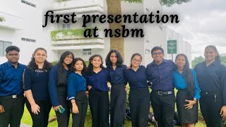 First presentation at NSBM University [upl. by Dail]