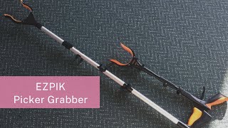 EZPIK Picker Grabber Review  32quot Grabbers and Pickers Heavy Duty [upl. by Roth]