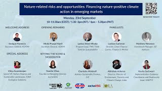 Naturerelated risks and opportunities financing naturepositive climate action in emerging markets [upl. by Florry589]