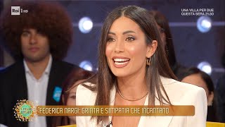 Federica Nargi grinta e simpatia che incantano  Da noi a ruota libera 24112024 [upl. by Sevy]