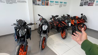 2024 KTM All Bikes Latest New Full Price List [upl. by Wera]