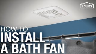 How to Replace and Install a Bathroom Exhaust Fan [upl. by Anivram]